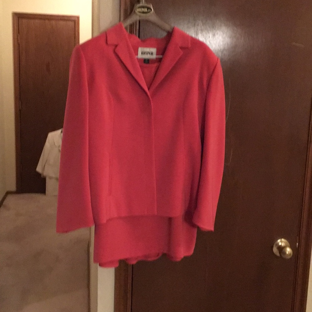 Two piece skirt suit